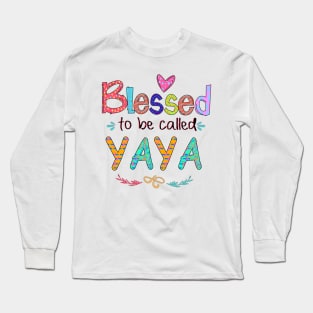 Blessed To Be Called Yaya Long Sleeve T-Shirt